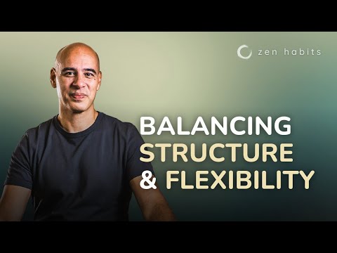 Finding the Right Balance Between Structure and Flexibility