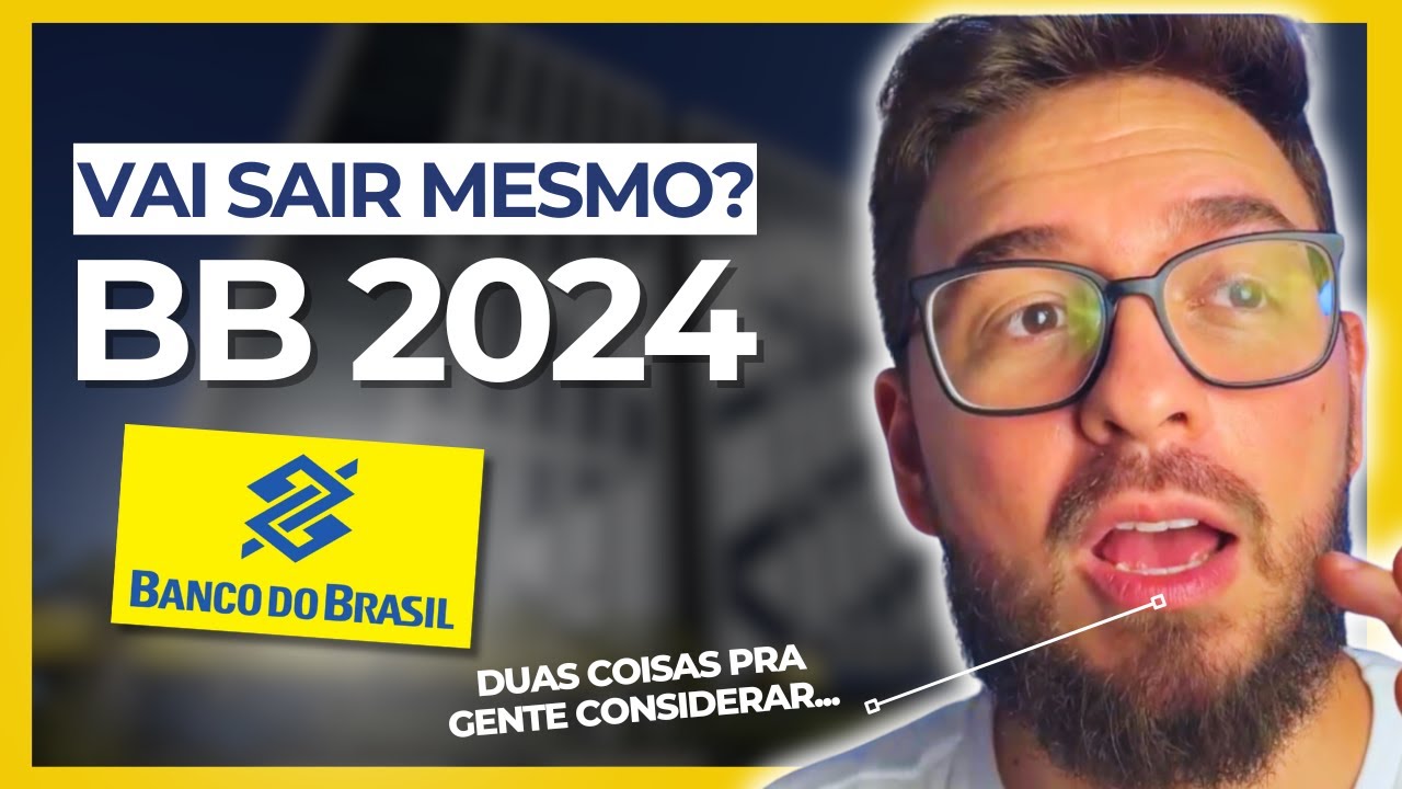 EDITAL DO BANCO DO BRASIL SAI MESMO EM DEZEMBRO? Ou os cursinhos tão inventando coisa?