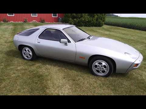 SOLD - 1978 Porsche 928 'Euro' #579, 5-speed, Silver over Black w/Black-White Pinstripe