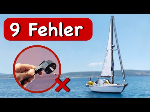 Die 9 häufigsten Elektro Fehler ⚠️ auf Booten | Wir segeln 139