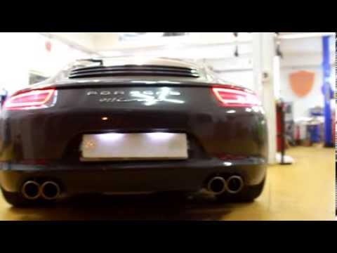 Porsche 991 Carrera S Akrapovic Titanium Slip On Exhaust System