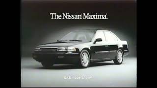 Nissan Maxima Commercial w/Voiceover by Edward Grover (1991)