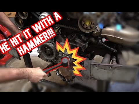 He HIT THE ENGINE with a HAMMER! | Ferrari 348 Major Part 5