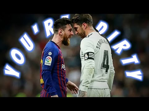 10 Dirty Actions vs Lionel Messi in El Clasico ! #elclasico #football #messi