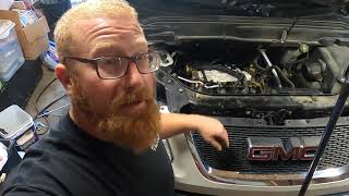 Tips when replacing timing chains on a GM 3.6 VVT high feature motor in a 2011 GMC Acadia
