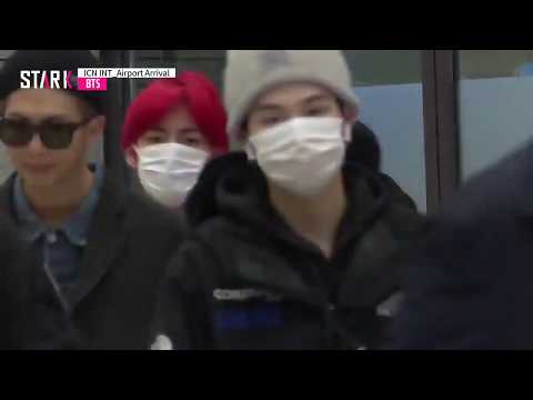(HD) 181215 BTS Safely arrived in South Korea ICN Airport after finishing #2018MAMA @Hong Kong event