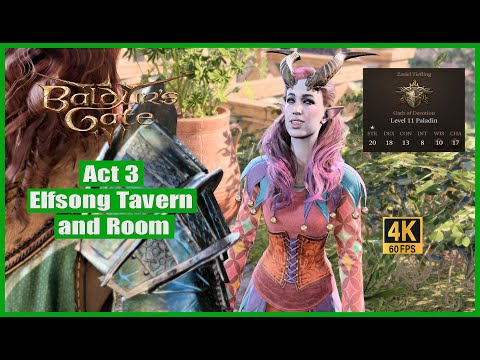 Baldur's Gate 3 Walkthrough Act 3 Elfsong Tavern and Room