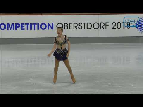 Yachiyo Niizuma. Oberstdorf 2018. Bronze Ladies II B FS. 3d place