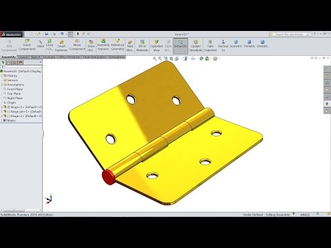 Solidworks tutorialDesign and Assembly ofHinge in Solidworks