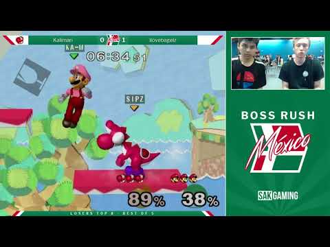 Boss Rush Mexico Losers Top 8 - Kali (Yoshi) vs ilovebagelz (Luigi)