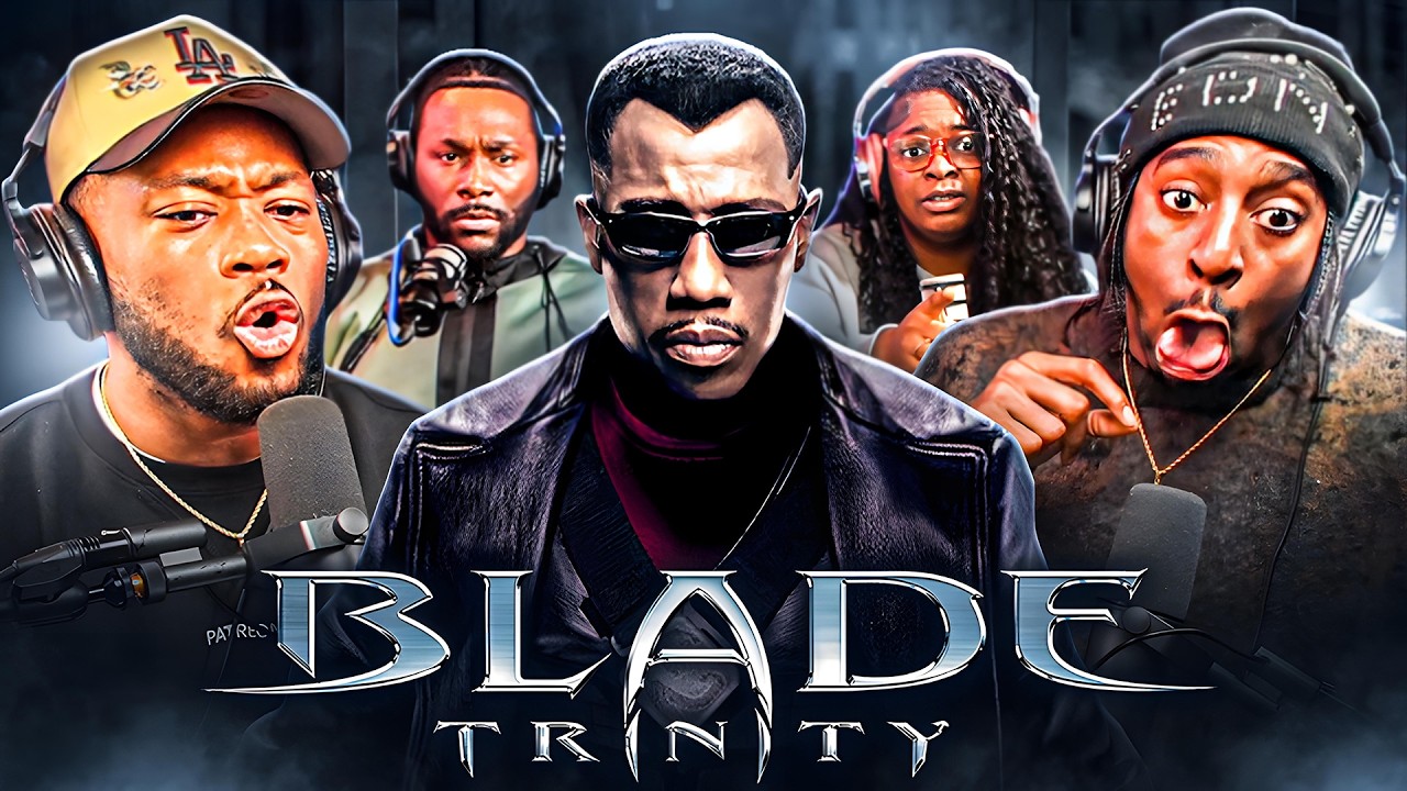 FINALLY WATCHING BLADE 3 (2004) GROUP MOVIE REACTION!! | TRINITY!!! **FIRST TIME **