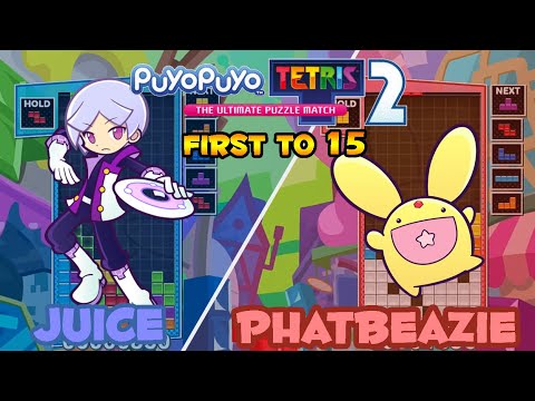 Puyo Puyo Tetris 2 -[Tetris] Juice (Tee) vs Phatbeazie (Carbuncle) FT15?