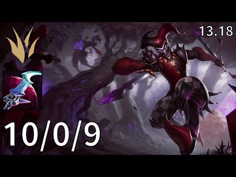 Shaco Jungle vs Nocturne - EUW Diamond | Patch 13.18