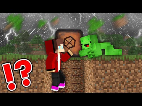 Mikey & JJ EPIC TORNADO vs. Doomsday Bunker - Minecraft