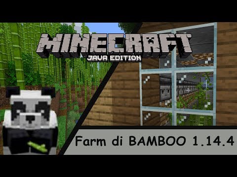 Farm di bambù (Bamboo farm) Minecraft 1.14.4