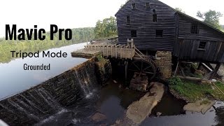 Mavic Pro Grounded in Tripod Mode - Yates Mill