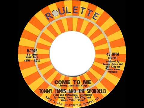 1970 HITS ARCHIVE: Come To Me - Tommy James & The Shondells (mono 45)