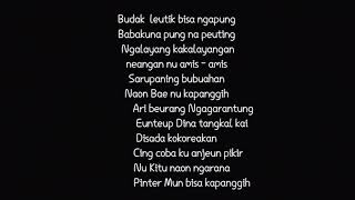 Download lagu PUPUH KINANTI ( Budak leutik bisa ngapung ) mp3