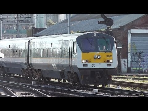 NIR 201 Class Locomotive 209 + Enterprise Train - Connolly Station, Dublin