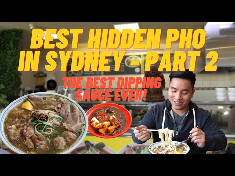 BEST VIETNAMESE PHO DAC BIET NOODLES | 2 Foodies Mt Pritchard Broth Soup Mukbang Sydney Sauce Recipe