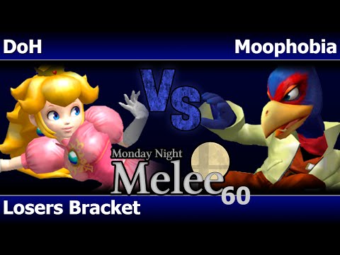 MNM 60 Melee - DoH (Peach) vs Moophobia (Falco) - Losers Bracket