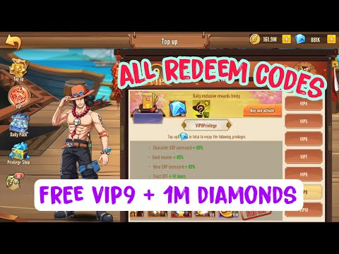 Pirate Arena Mobile | New All Giftcodes May 2023 - Free VIP9 & Free SSR One Piece Game Android APK