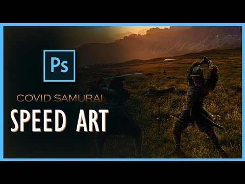 Covid Samurai Battle in PHOTOSHOP - Photo Manipulation