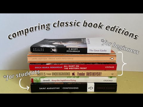 Comparing Different Classic Book Editions