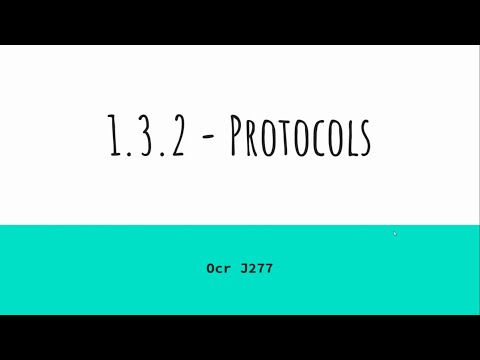 Protocols - OCR J277 1.3.2