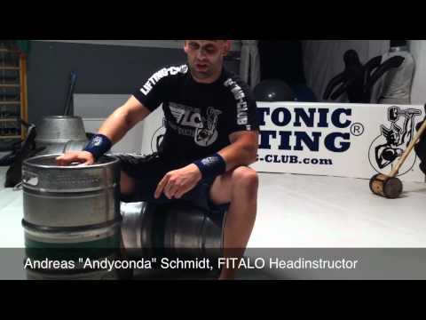 Andyconda presents Fitnesstraining mit dem Alufass.