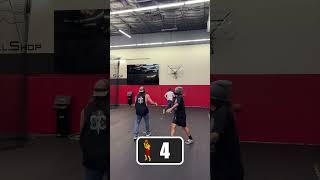 Basketball knockout for lunch!