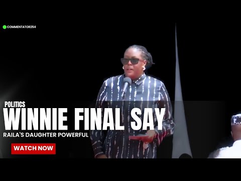 Emotional😭 Winnie Odinga Final Powerful Message To Raila Odinga During Burial 