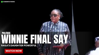 Emotional😭 Winnie Odinga Final Powerful Message To Raila Odinga During Burial 