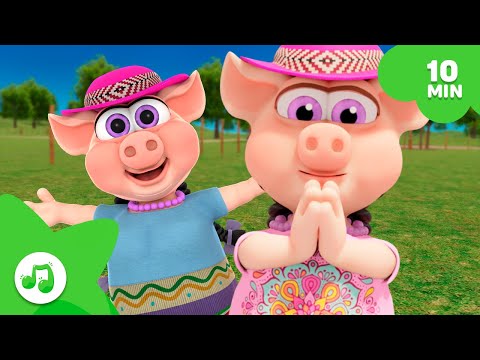 Pancha La Chancha 🐷 Canciones Infantiles (10min) | La Granja de Zenón