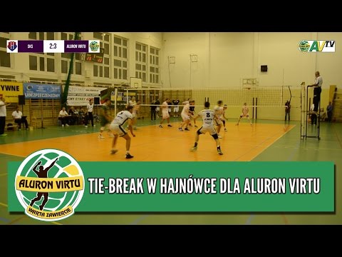 Skrót spotkania SKS Hajnówka - Aluron Virtu Warta Zawiercie (08/10/16)