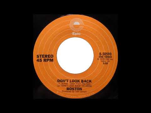 Boston - Don't Look Back (radio promo 45) (1978)