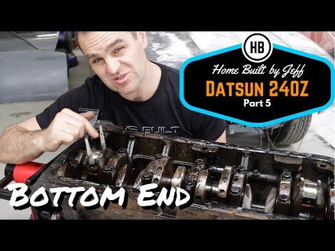L28 bottom end teardown - Home Built Datsun 240z part 5