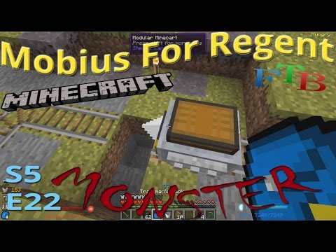 Mobius For Regent: Steves Carts 2 - The Bridge Builder - Minecraft FTB Monster - M4R 5.22