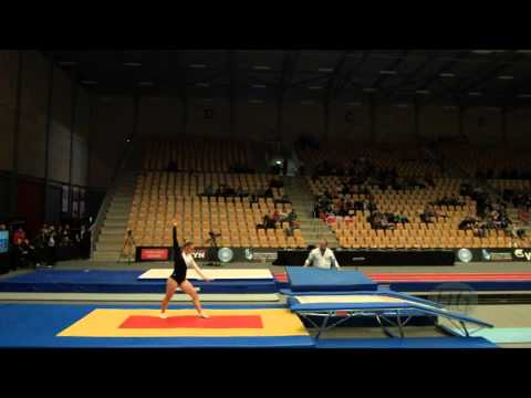 DIBB Bronwyn (NZL) - 2015 Trampoline Worlds - Qualification Double Mini Routine 2