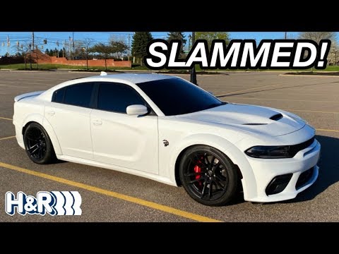 H&R LOWERING SPRINGS INSTALLED ON MY 2020 CHARGER HELLCAT WIDEBODY! *SUPER LOW*