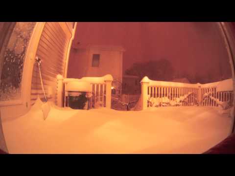 TIME LAPSE Boston Blizzard 2013 "Nemo"