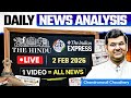 Daily Current Affairs For UPSC 2 FEB 2026 Important News Analysis Unacademy UPSC