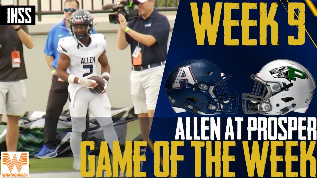 Epic High School Football Battle: Prosper vs. Allen Highlights!