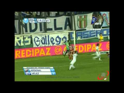 RESUMEN PRIMER - ARSENAL 1 VELEZ 5 - FECHA 13 (03 11 2012)