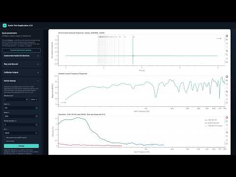 Audio Test App Demo