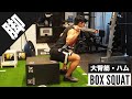 初心者向けスクワット『ボックススクワット』のやり方を解説します◎
