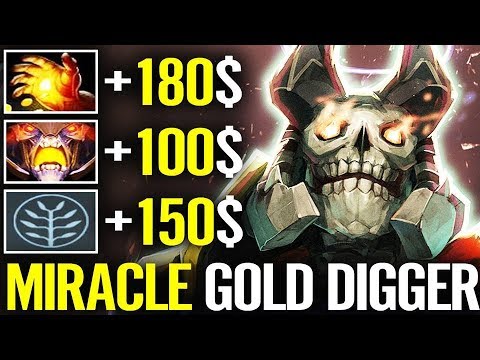 WTF MIRACLE NEW META 7.21 [Doom] Midas Fastest Gold Farm Miracle- Dota 2 UPdate