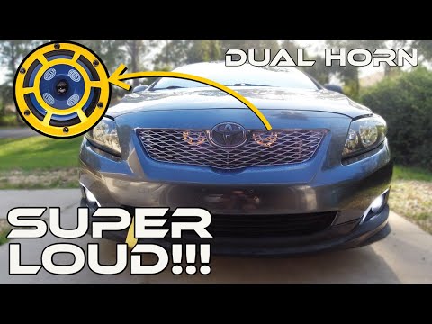 INSTALLING “HELLA” HORNS IN MY COROLLA!