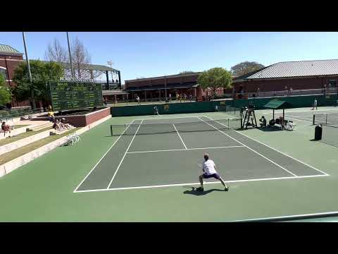 Tadeas Paroulek gets singles win against TCU