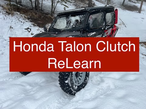 Honda Talon/Pioneer Clutch ReLearn "How to" procedure / Process. "Clutch initialize learning"